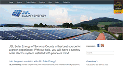 Desktop Screenshot of jblsolarenergy.com